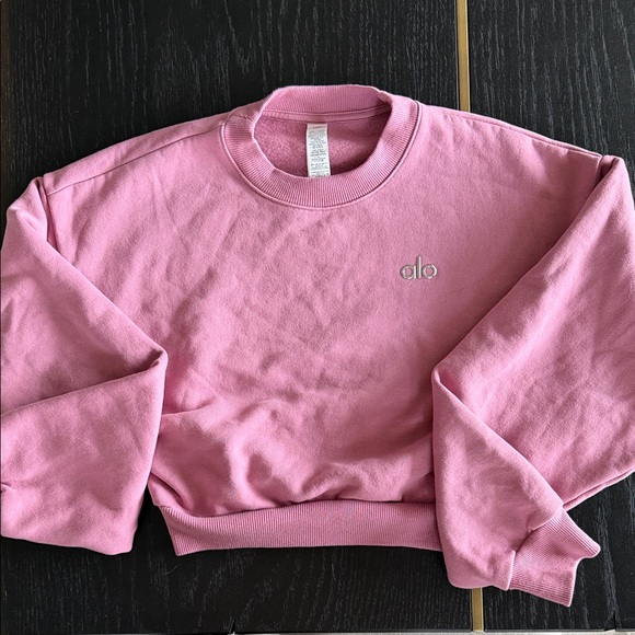 ALO Yoga Pink Sweatshirt - Picture 3 of 3